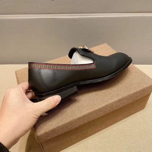 Replica Versace Leather Shoes For Men #1331214 $85.00 USD for Wholesale