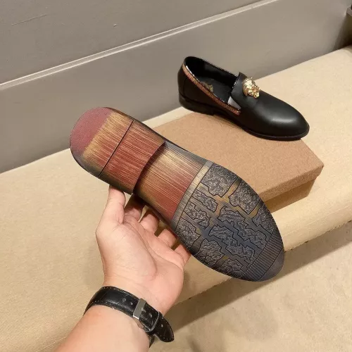 Replica Versace Leather Shoes For Men #1331214 $85.00 USD for Wholesale