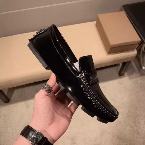Replica Dolce & Gabbana D&G Leather Shoes For Men #1331222 $76.00 USD for Wholesale
