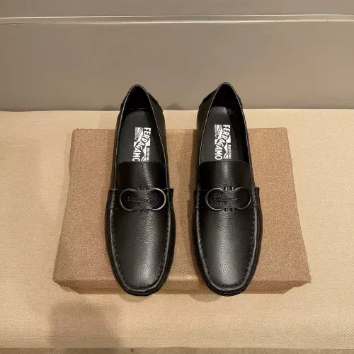 Salvatore Ferragamo Leather Shoes For Men #1331225
