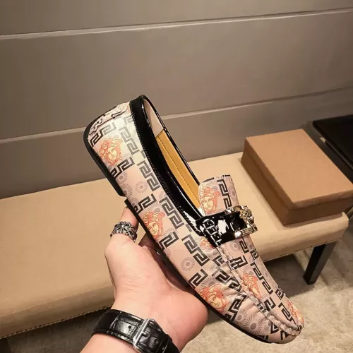 Replica Versace Leather Shoes For Men #1331242 $76.00 USD for Wholesale