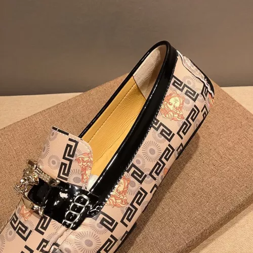 Replica Versace Leather Shoes For Men #1331242 $76.00 USD for Wholesale