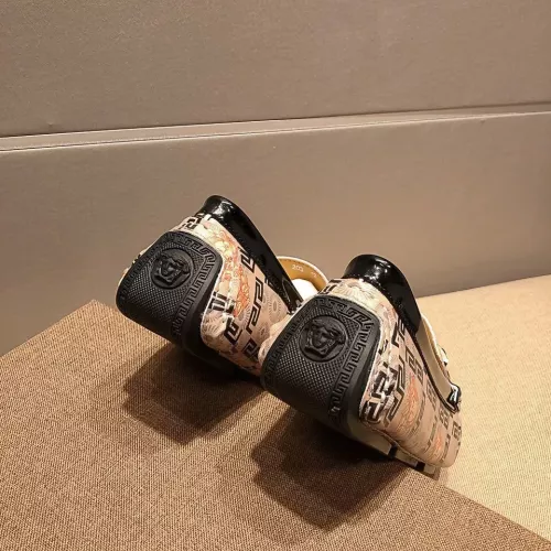 Replica Versace Leather Shoes For Men #1331242 $76.00 USD for Wholesale