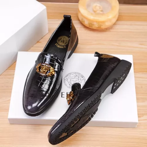 Replica Versace Leather Shoes For Men #1331253 $85.00 USD for Wholesale