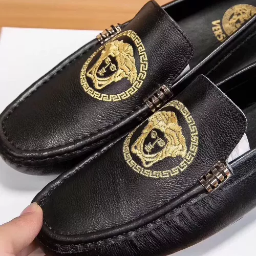 Replica Versace Leather Shoes For Men #1331267 $76.00 USD for Wholesale