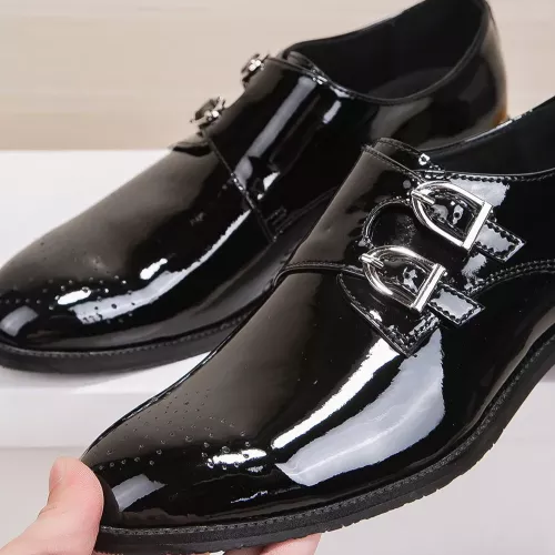 Replica Versace Leather Shoes For Men #1331282 $85.00 USD for Wholesale