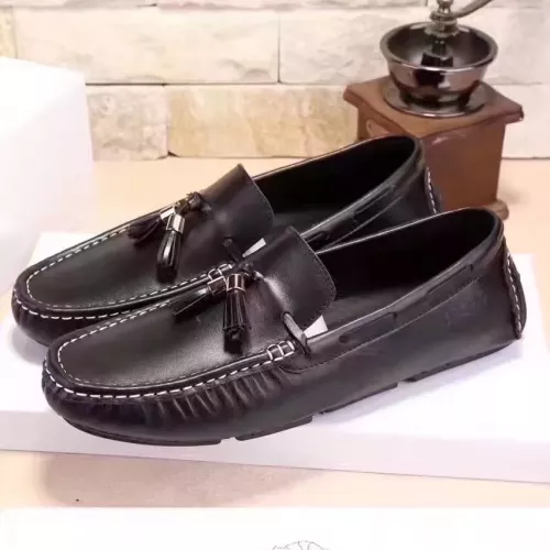 Replica Versace Leather Shoes For Men #1331287 $76.00 USD for Wholesale