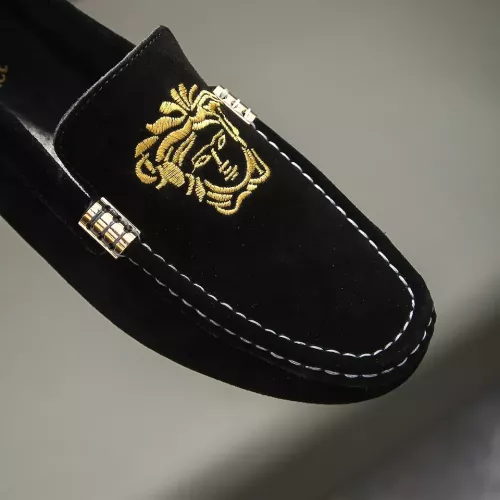 Replica Versace Leather Shoes For Men #1331292 $76.00 USD for Wholesale