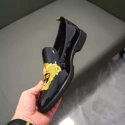 Replica Versace Leather Shoes For Men #1331295 $85.00 USD for Wholesale