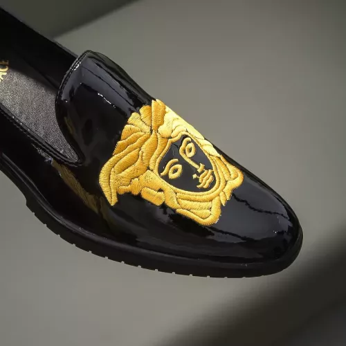 Replica Versace Leather Shoes For Men #1331295 $85.00 USD for Wholesale