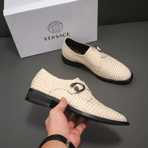 Replica Versace Leather Shoes For Men #1331304 $85.00 USD for Wholesale