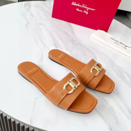 Replica Salvatore Ferragamo Slippers For Women #1331368 $82.00 USD for Wholesale
