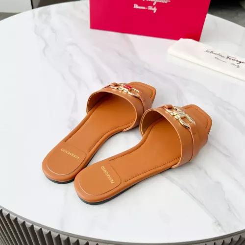 Replica Salvatore Ferragamo Slippers For Women #1331368 $82.00 USD for Wholesale