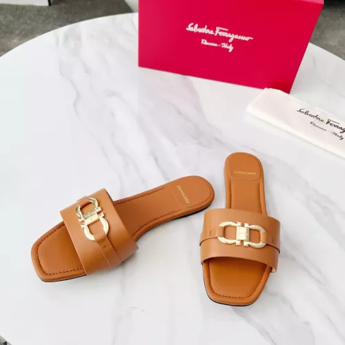 Replica Salvatore Ferragamo Slippers For Women #1331368 $82.00 USD for Wholesale