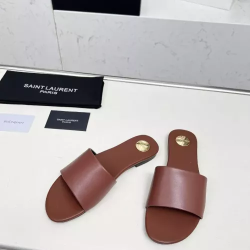 Replica Yves Saint Laurent YSL Slippers For Women #1331380 $85.00 USD for Wholesale