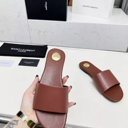 Replica Yves Saint Laurent YSL Slippers For Women #1331380 $85.00 USD for Wholesale