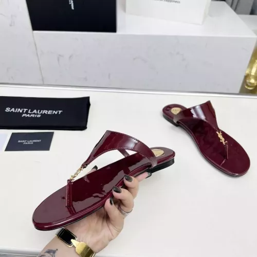 Replica Yves Saint Laurent YSL Slippers For Women #1331383 $85.00 USD for Wholesale