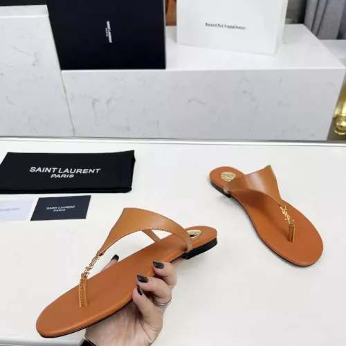 Replica Yves Saint Laurent YSL Slippers For Women #1331386 $85.00 USD for Wholesale