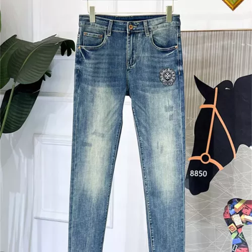 Replica Chrome Hearts Jeans For Men #1334831 $48.00 USD for Wholesale