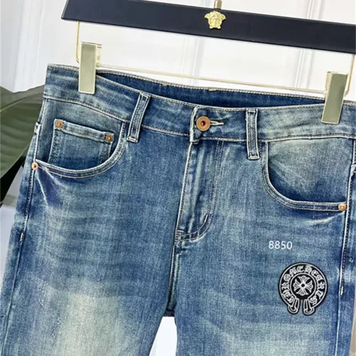 Replica Chrome Hearts Jeans For Men #1334831 $48.00 USD for Wholesale
