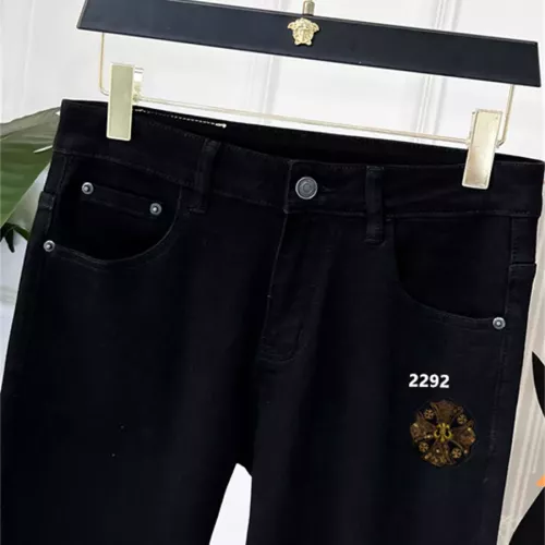 Replica Chrome Hearts Jeans For Men #1334833 $48.00 USD for Wholesale