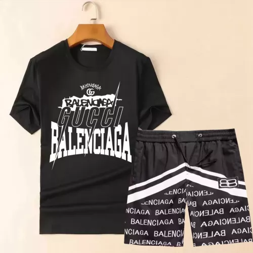 Balenciaga Fashion Tracksuits Short Sleeved For Men #1335101