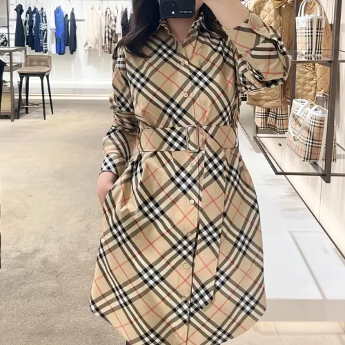 Burberry Dresses Long Sleeved For Women #1335829