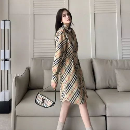 Replica Burberry Dresses Long Sleeved For Women #1335830 $85.00 USD for Wholesale