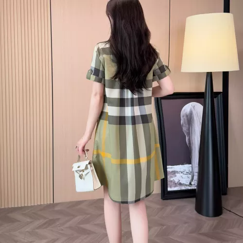 Replica Burberry Dresses Short Sleeved For Women #1335839 $85.00 USD for Wholesale
