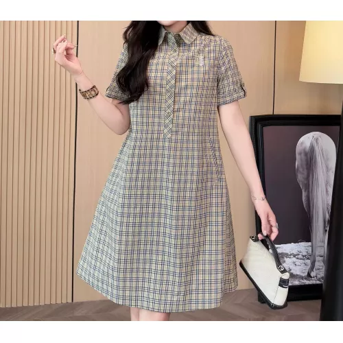 Burberry Dresses Short Sleeved For Women #1335842