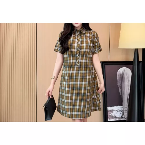 Burberry Dresses Short Sleeved For Women #1335843