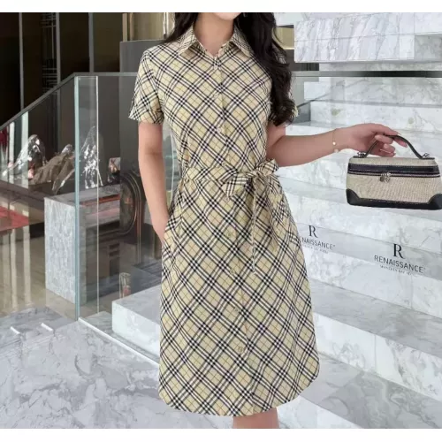 Burberry Dresses Short Sleeved For Women #1335845