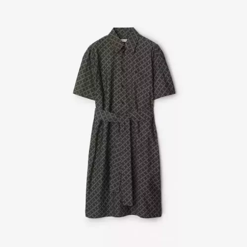Replica Burberry Dresses Short Sleeved For Women #1335865 $85.00 USD for Wholesale