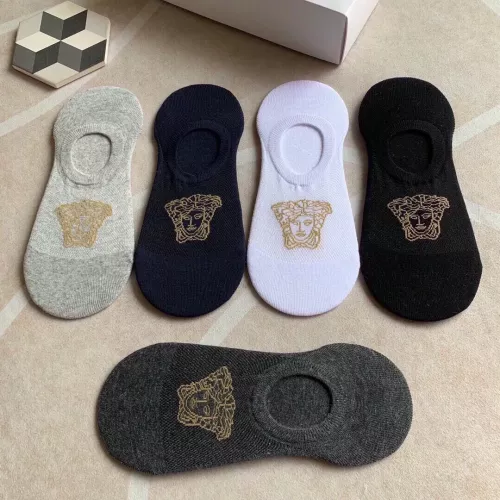 Replica Versace Socks For Men #1338625 $25.00 USD for Wholesale