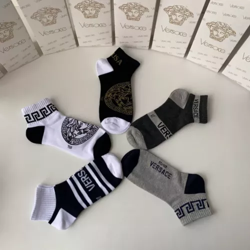Replica Versace Socks #1338640 $27.00 USD for Wholesale