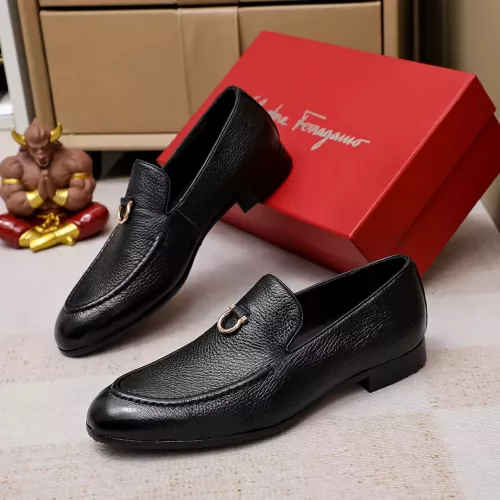 Salvatore Ferragamo Leather Shoes For Men #1340039, $85.00 USD, [ITEM#1340039], Salvatore Ferragamo Leather Shoes
