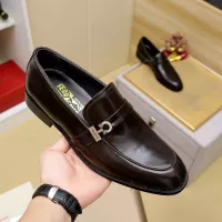 $85.00 USD Salvatore Ferragamo Leather Shoes For Men #1330779