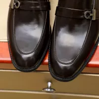 $85.00 USD Salvatore Ferragamo Leather Shoes For Men #1330779