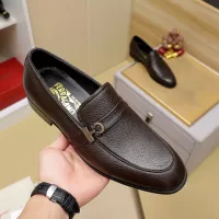 $85.00 USD Salvatore Ferragamo Leather Shoes For Men #1330781