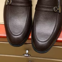 $85.00 USD Salvatore Ferragamo Leather Shoes For Men #1330781