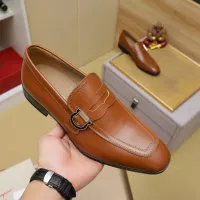 $108.00 USD Salvatore Ferragamo Leather Shoes For Men #1330791