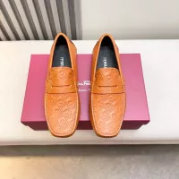 $100.00 USD Salvatore Ferragamo Leather Shoes For Men #1330935