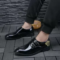 $85.00 USD Versace Leather Shoes For Men #1331282
