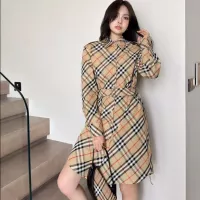 $85.00 USD Burberry Dresses Long Sleeved For Women #1335830