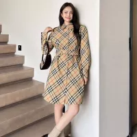 $85.00 USD Burberry Dresses Long Sleeved For Women #1335830