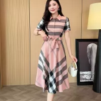 $85.00 USD Burberry Dresses Short Sleeved For Women #1335841