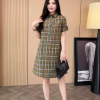 $85.00 USD Burberry Dresses Short Sleeved For Women #1335843