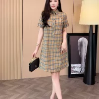 $85.00 USD Burberry Dresses Short Sleeved For Women #1335844