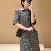 $85.00 USD Burberry Dresses Short Sleeved For Women #1335865