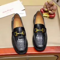 $88.00 USD Salvatore Ferragamo Leather Shoes For Men #1340046